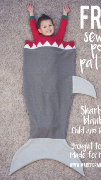 Mermaid Tail Blanket Made Sewing Studio